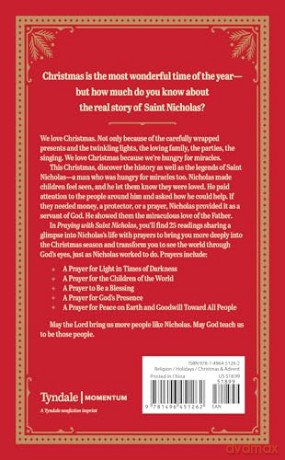 Praying with Saint Nicholas: A Christmas Devotional - Matt Mikalatos [KSIĄŻKA]