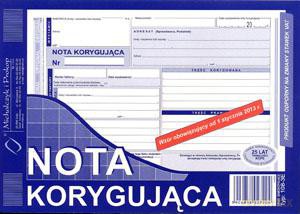 Nota Korygująca 100-3e