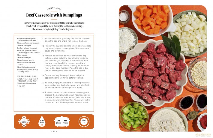 Prep it, Freeze it, Cook it! The Grab Bag Slow Cooker Book - Abeygale Burne [KSIĄŻKA]