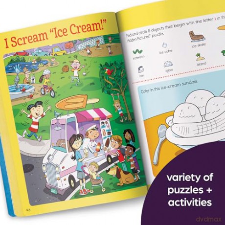 Preschool Big Fun Workbook: 256-Page Preschool Learning and Activity Workbook Full of Preschool Math, Writing Practice, Shapes Practice, Puzzles and More - Highlights Learning [KSIĄŻKA]