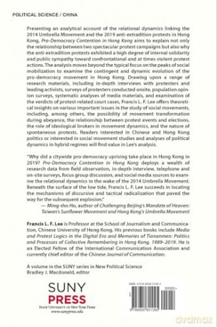 Pro-Democracy Contention in Hong Kong: Relational Dynamics between the Umbrella Movement and the Anti-Extradition Protests - Francis Lee [KSIĄŻKA]