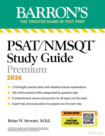 PSAT/NMSQT Study Guide Premium, 2026: 2 Practice Tests + Comprehensive Review+ 200 Online Drills - Barron's Educational Series [KSIĄŻKA]