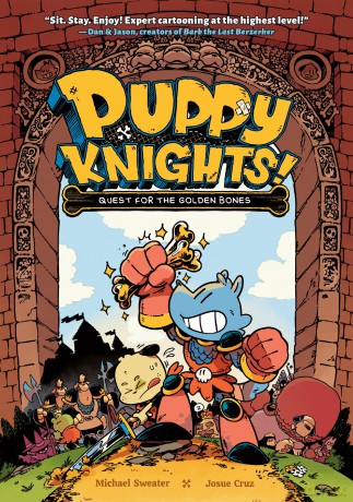 Puppy Knights: Quest for the Golden Bones - Michael Sweater [KSIĄŻKA]
