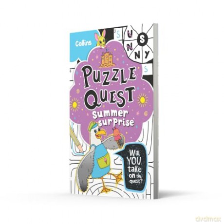 Puzzle Quest Summer Surprise: Mystery Puzzles for Kids - Kia Marie Hunt [KSIĄŻKA]