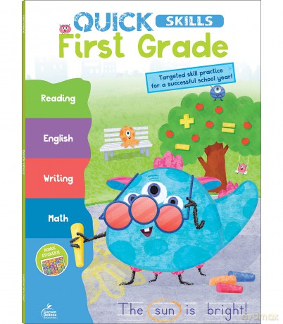 Quick Skills First Grade Workbook - Carson Dellosa Education [KSIĄŻKA]