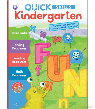 Quick Skills Kindergarten Workbook - Carson Dellosa Education [KSIĄŻKA]