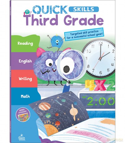 Quick Skills Third Grade Workbook - Carson Dellosa Education [KSIĄŻKA]