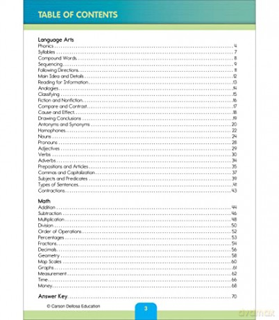 Quick Skills Third Grade Workbook - Carson Dellosa Education [KSIĄŻKA]