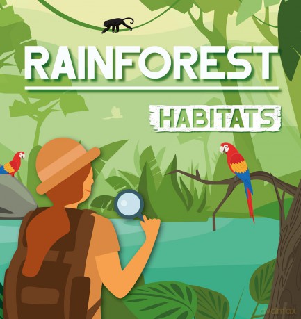 Rainforest Habitats - Alex Hall [KSIĄŻKA]