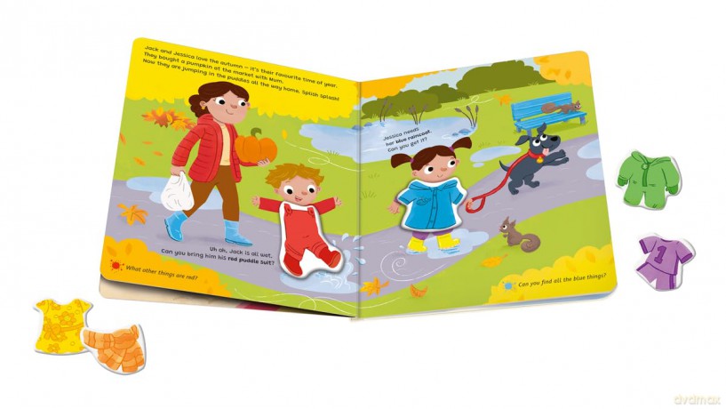 Ravensburger Play+ Infant & Toddler - My First Magnetic Book: Match and Learn Colours - Kathrin Lena Orso [KSIĄŻKA]