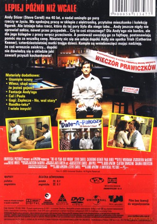 Czterdziestoletni prawiczek [DVD]