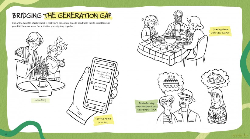 Relax, You're Retired!: A Funny Activity Book for Retirement - Jeny Quine [KSIĄŻKA]