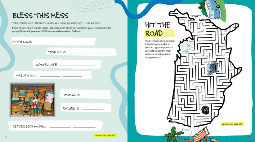Relax, You're Retired!: A Funny Activity Book for Retirement - Jeny Quine [KSIĄŻKA]