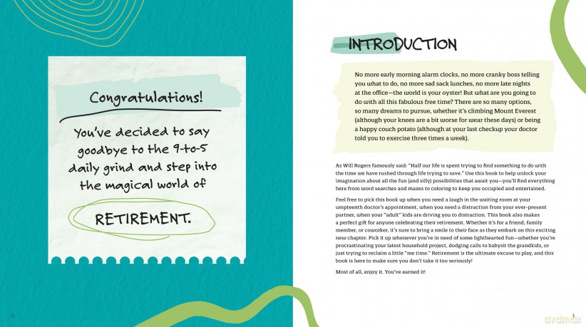 Relax, You're Retired!: A Funny Activity Book for Retirement - Jeny Quine [KSIĄŻKA]