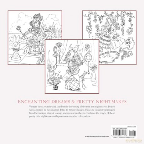 Reveries: A Wonderland of Dreamscapes and Nightmares to Color - Neimy Kanani [KSIĄŻKA]