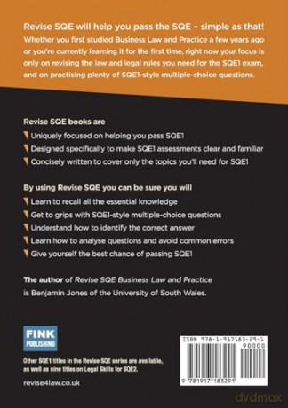 Revise SQE Business Law and Practice 2025/26 | Revision Guides for SQE1 | Solicitor's Qualifying Exam | Up to date with 2025 Specification: SQE1 Revision Guide - Benjamin Jones [KSIĄŻKA]