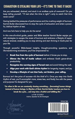 Rhythm of Rest: God's Blueprint for a Fulfilling Life - Kerrick Butler [KSIĄŻKA]