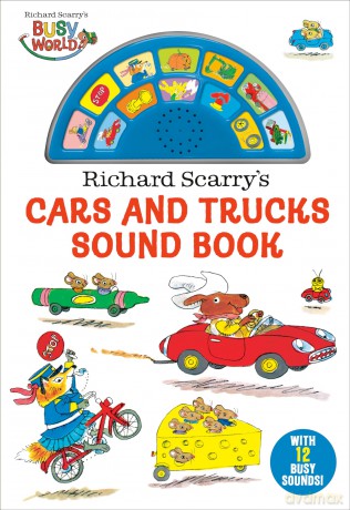 Richard Scarry's Cars and Trucks Sound Book: Has 12 Busy Sounds - Richard Scarry [KSIĄŻKA]