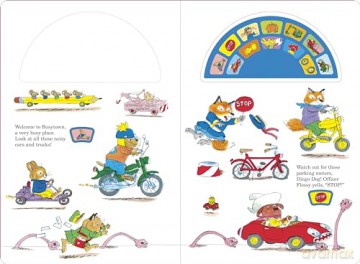 Richard Scarry's Cars and Trucks Sound Book: Has 12 Busy Sounds - Richard Scarry [KSIĄŻKA]