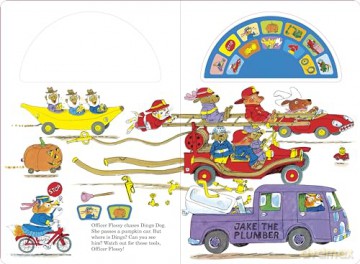 Richard Scarry's Cars and Trucks Sound Book: Has 12 Busy Sounds - Richard Scarry [KSIĄŻKA]