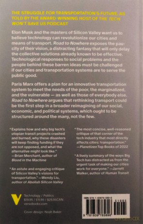 Road to Nowhere: What Silicon Valley Gets Wrong about the Future of Transportation - Paris Marx [KSIĄŻKA]