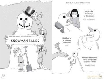 Santa's Jolly Jokes for Funny Kids - Caroline Rowlands [KSIĄŻKA]