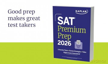 SAT Premium Prep 2026: Includes 3 Full Length Practice Tests, 700+ Practice Questions, + 1 Year Online Access to Quizzes and Video Lessons and Tutorials - Kaplan Test Prep [KSIĄŻKA]