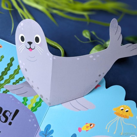 Seal in the Sea - Children's Pop-Up Book [KSIĄŻKA]