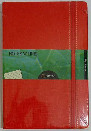 Notes A5 W Linię Joy Czerwony