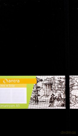 Notes A5 W Linię Romantyzm Czarny