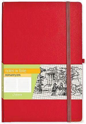 Notes A5 W Linię Romantyzm Czerwony