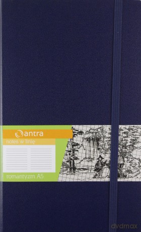 Notes A5 W Linię Romantyzm Granatowy