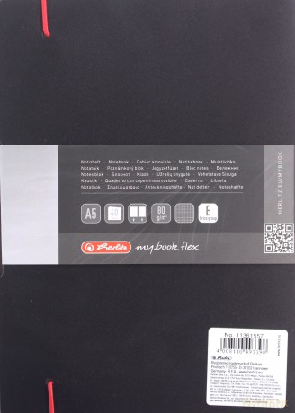 Notes A5/40 Kartek My.Book Flexible Czarny