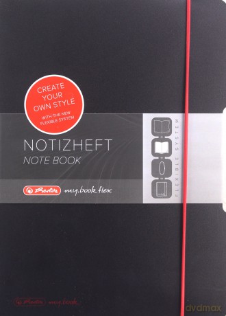 Notes A5/40 Kartek My.Book Flexible Czarny