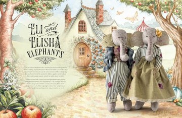 Sew Felt Animals From Apple Blossom Wood: A practical guide to sewing heirloom animal dolls and their clothing - Claire Bowman [KSIĄŻKA]