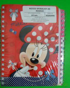 Notes A6 Spiralny Minnie