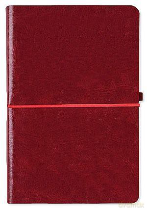 Notes A6 W Kratkę Decor Bordowy