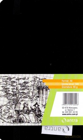 Notes A6 W Kratkę Romantyzm Czarny