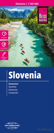 Slovenia Map 1:185,000 scale - Waterproof and with photos - Reise Know-How Verlag [KSIĄŻKA]