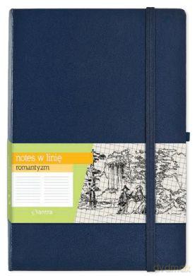 Notes A6 W Linie Romantyzm Granatowy