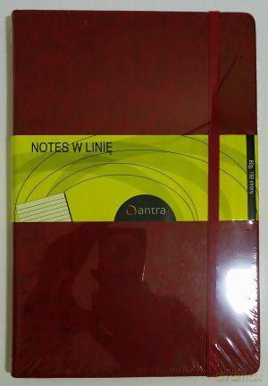 Notes A6 W Linię Lato Burgundowy