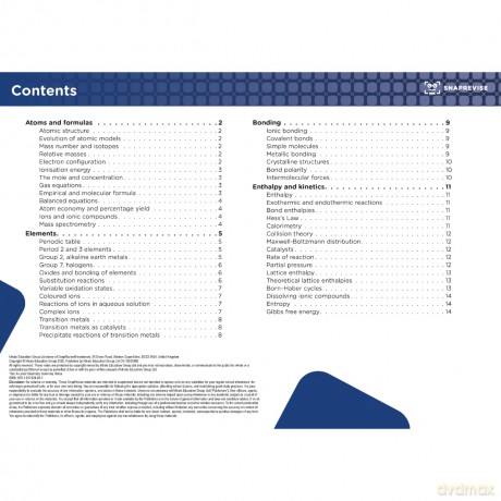 SnapRevise A-Level Chemistry Summary Notes - SnapRevise [KSIĄŻKA]