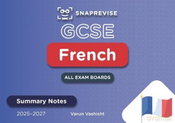 SnapRevise GCSE French Summary Notes - SnapRevise [KSIĄŻKA]