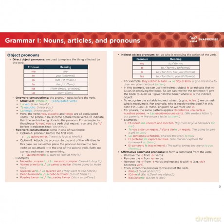 SnapRevise GCSE Spanish Summary Notes - SnapRevise [KSIĄŻKA]