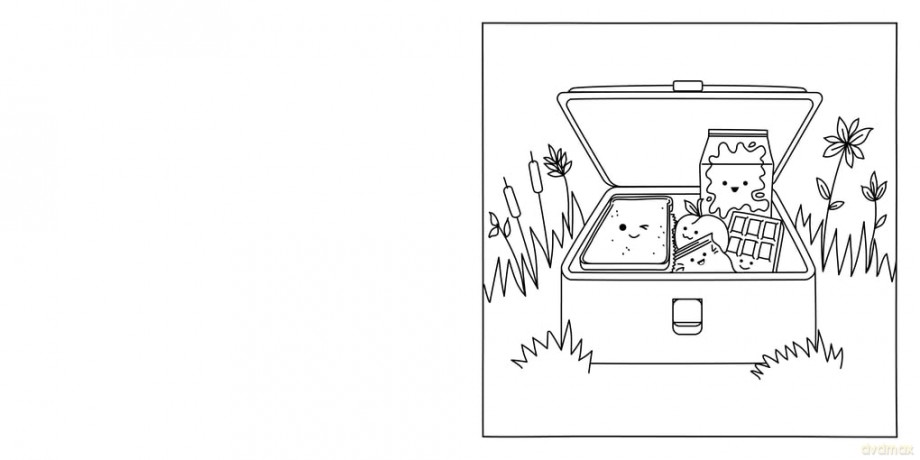 Snoozy Picnic: A cute and cozy colouring book - Ollie Brown [KSIĄŻKA]