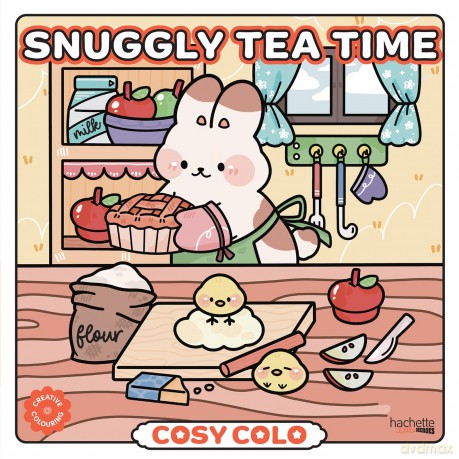 Snuggly Tea Time - Cosy Colo: A creative colouring book to enjoy tea time with adorable animals and sweet treats. - Berruriii [KSIĄŻKA]