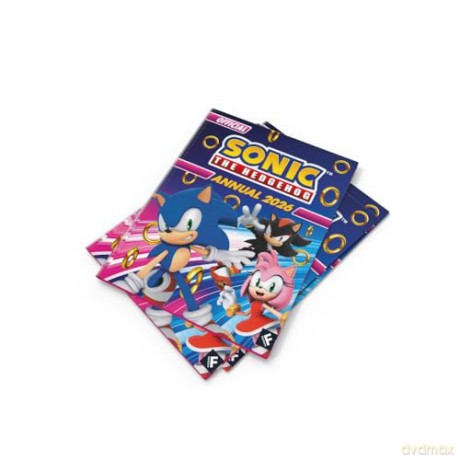 Sonic the Hedgehog Annual 2026: Brand New for 2025, the ideal action-packed gift for fans of the Sonic the Hedgehog games, films and TV! - Sega [KSIĄŻKA]