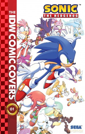 Sonic the Hedgehog: The IDW Comic Covers: The IDW Comic Covers, Vol. 1 - Adam Bryce Thomas [KSIĄŻKA]