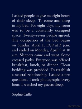 Sophie Calle: The Sleepers - Sophie Calle [KSIĄŻKA]