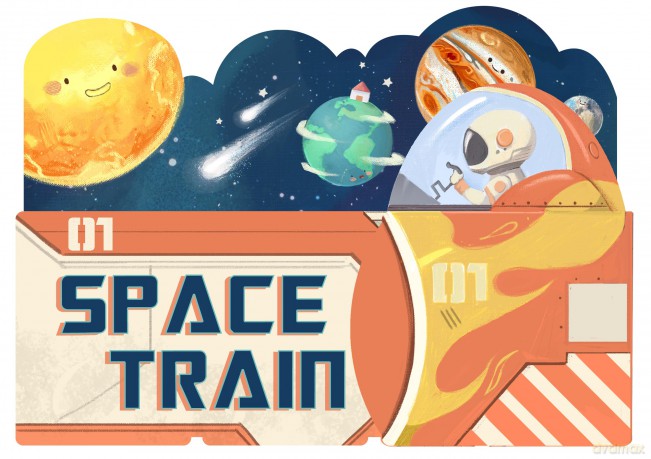 Space Train - Christopher Robbins [KSIĄŻKA]